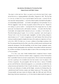Introduction: Revisiting the Victorian East End Emma Francis and Nadia Valman
