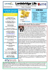 News from Around the Lordsbridge Team Churches