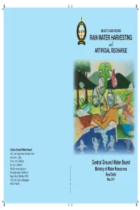 Case Studies on Rain Water Harvesting and Artificial Recharge