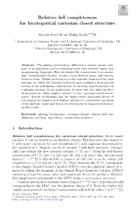 Relative Full Completeness for Bicategorical Cartesian Closed Structure
