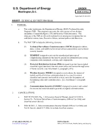 Technical Security Program