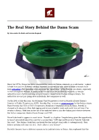 The Arror and Kimwarer Dams Project