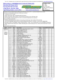 2019 A.S.R.C.C. Member Slot Car Auction List