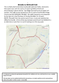 Brindle to Withnell Fold