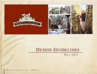 DESIGN GUIDELINES Nov 2011