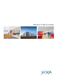 Welcome to SQA at Lowden Welcome to SQA