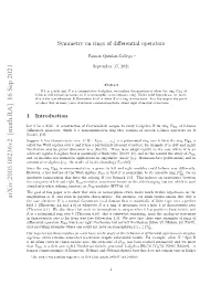 Symmetry on Rings of Differential Operators