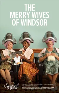 The Merry Wives of Windsor 2019 House Program.Pdf