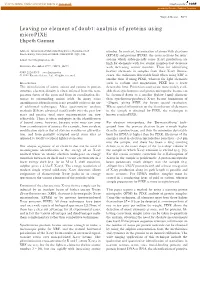 Leaving No Element of Doubt: Analysis of Proteins Using Micropixe Elspeth Garman