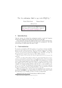 The File Cmfonts.Fdd for Use with Latex2ε
