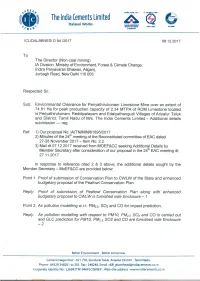 The India Cements Limited Dalavoi Works ~ ABUREAU of INDIAN OMS & EMS ISO 50001 STANDARDS