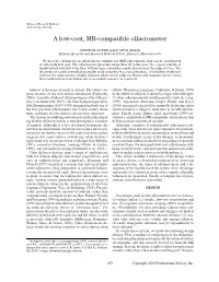 A Low-Cost, MR-Compatible Olfactometer