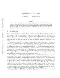 Dependent Random Choice