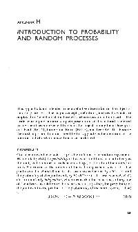 Introduction to Probability and Random Processes