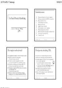 3.A Fixed-Priority Scheduling