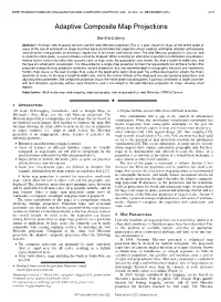 Adaptive Composite Map Projections
