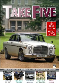 History Lesson • Loving a P5b • Ioe ENGINE REBUILD • Bid & Bought • Demise of British Tools • Show Reports
