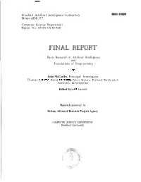 Stanford Artificial Intelligence Laboratory Memo AIM-337