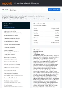 149 Bus Time Schedule & Line Route
