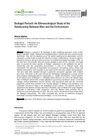 Bedugul Portrait: an Ethnoecological Study of the Relationship Between Man and the Environment