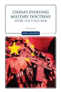 China's Evolving Military Doctrine