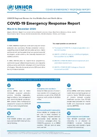 Covid-19 Emergency Response Report