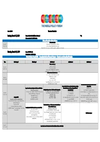 Global Solutions Summit 2019 Program Overview