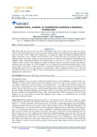 Protection, Utilization and Analysis of High Mast