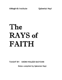 Rays of Faith: Fundamentals of Faith Notes