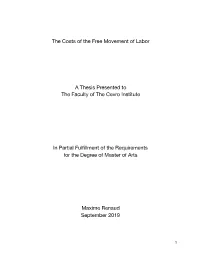 Thesis Notes