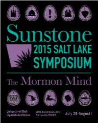 To View the FINAL PROGRAM