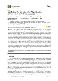 A Case Study in Network Analysis