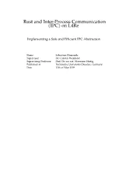 Rust and IPC on L4re”