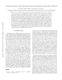 Arxiv:1902.03336V2 [Stat.ML] 2 Jun 2019 the Simplest Molecular Systems