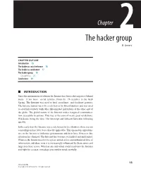 Chapter 2 the Hacker Group R