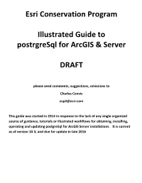 Ecp Arcgis-Postgresql Draft User Guide