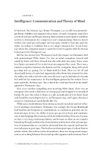 Intelligence: Communication and Theory of Mind