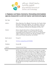 N-Heptane Cool Flame Chemistry: Unraveling Intermediate Species Measured in a Stirred Reactor and Motored Engine