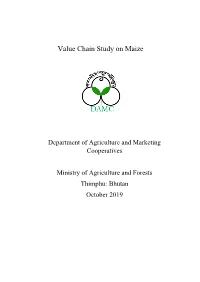 Value Chain Study on Maize