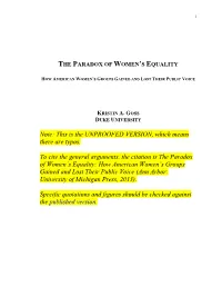 Note: This Is the UNPROOFED VERSION, Which Means There Are Typos