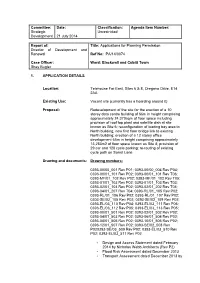 Report Of: Title: Applications for Planning Permission Director of Development and Renewal Ref No: PA/14/0074