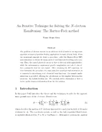 The Hartree-Fock Method