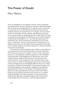 The Power of Doubt Hou Hanru