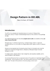 Design Pattern in OO ABL.Pdf