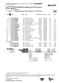 R Race CLASSIFICATION