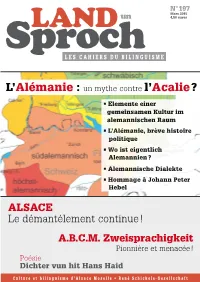 Alsace Le Démantèlement Continue! A.B.C.M