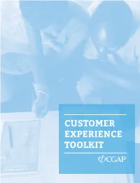 Customer Experience Toolkit