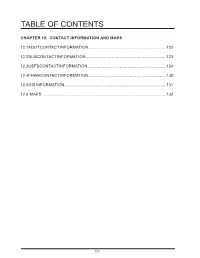 Table of Contents