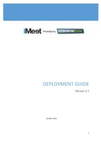 DEPLOYMENT GUIDE Version 3.7