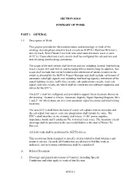 GENERAL 1.1 Description of Work This Project Provides For